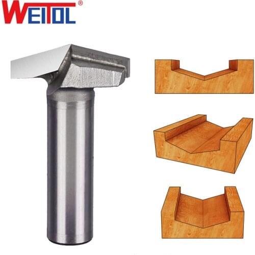WeiTol 1pcs 12.7mm Carbide Milling Cutter Woodworker Tools Router Bit For Wood Cemented Carbide Milling Cutter