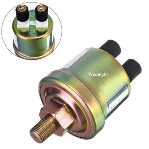 Wooeight Universal VDO 1/8 NPT Oil Pressure Sensor for Generator Oil Alarm Plug Transmitters Brand Gauges Sensor 10mm Screw New