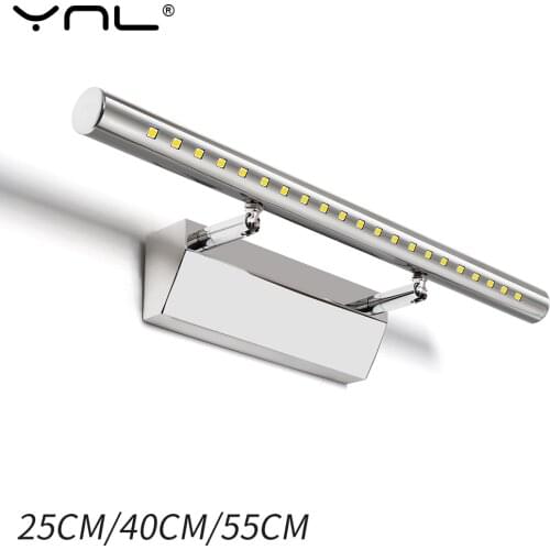 YNL LED Wall Light Bathroom Cabinet Light White/Warm White 3W/5W/7W Washroon Wall Lamp Makeup Mirror Light