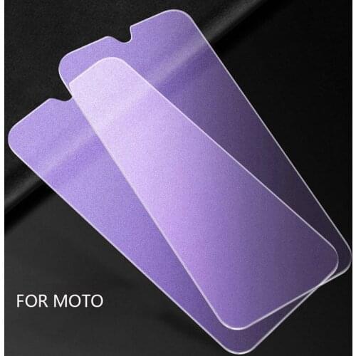 Tempered Glass for Motorola E7 Plus Power G10 G20 Anti Blue Matte Screen Protector for Moto E7i Power 9H Frosted Protective Film