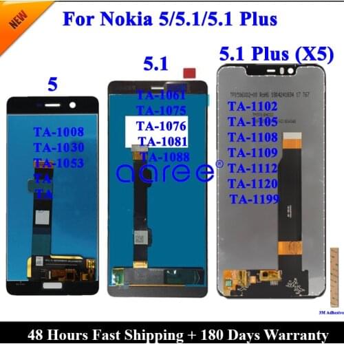 LCD Screen For Nokia 5 LCD For Nokia 5.1 LCD Screen For nokia 5.1 Plus lcd Disaplay LCD Screen Touch Digitizer Assembly