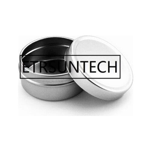 10g 20g 30g aluminium tea samples tin box lip balm packaging small Cream Jar Pot Makeup blusher Empty Cosmetic Metal Containers