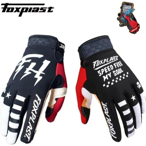 2021 FOXPLAST Breathable MX Motocross Gloves Mountain bike gloves MTB Dirt Bike Gloves Moto Racing Sport Motorcycle Gloves