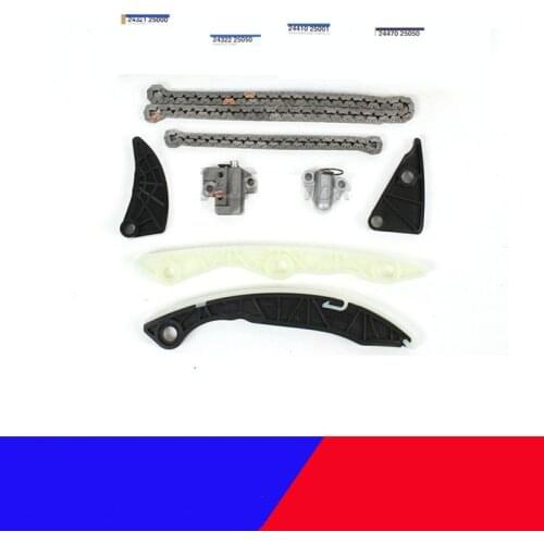 2432125000 G4KE G4KE Engine Timing Chain Kit Chain Tensioner for hyundai Santa fe Sonata Tucson for kia Optima K5 Sportage