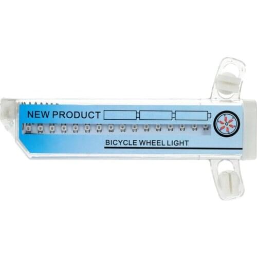 32LED Patterns DIY Bicycle Light Colorful Bike Wheel Spoke Light Cycling Tire Signal Lamp Night Safety Bicycle Accessories