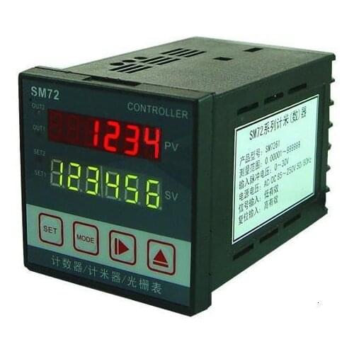 6-Bit High-Precision Intelligent Electronic Double Digital Display Meter Sm7261 Preset Stepping Motor Controller