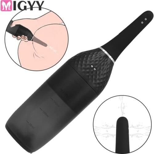 Automatic Enema Bulb Syringe Medical Rubber Enema Irrigator Female Vagina Anal Douche Cleaner for Feminine Hygiene Anal Cleaning