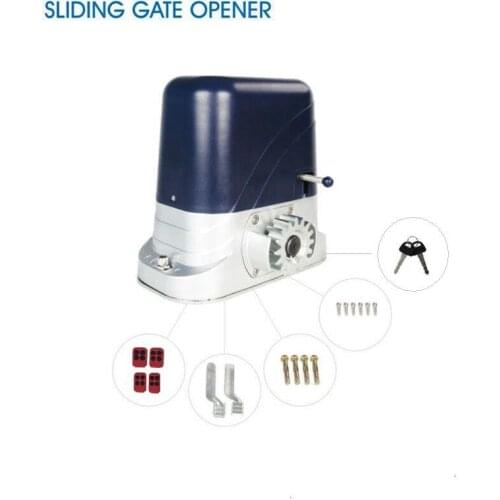 800kg loading Automatic sliding gate opener operator motor with 4 remote control keyfobs