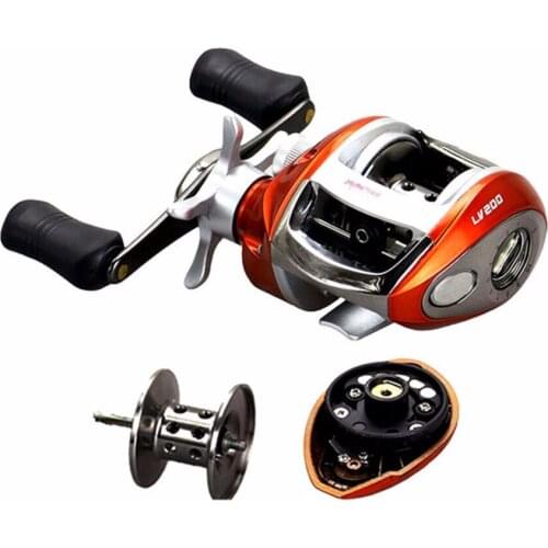 INFOF Bait casting Reel 12+1BB 6.3:1 Magnetic brake Bait Casting Right/Left Handed Fishing Reel Water Drop Wheel Coil