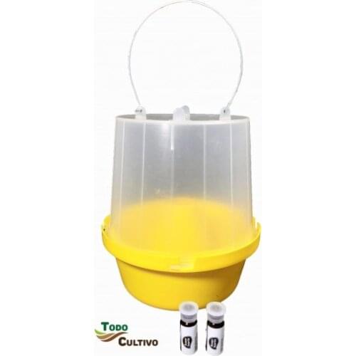 Trap flies fruit and olive with attractive Flower