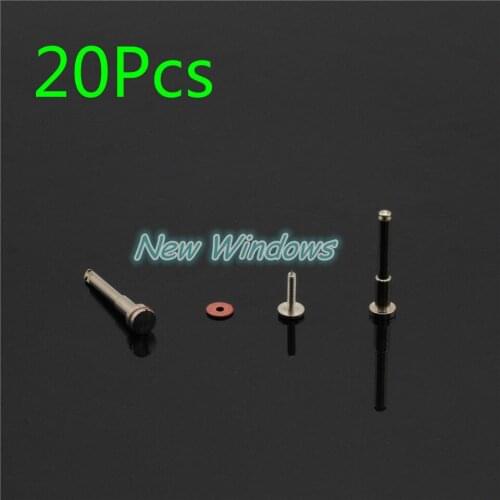 New Small Mandrel For Dental Lab Polishing Shank Latch Type With Step 20Pcs