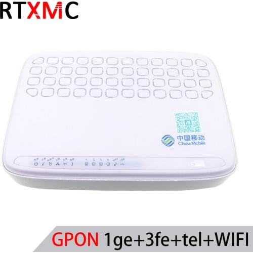 Original Fiber home GPON ONU ONT FTTH HGU Wifi Router Modem English software 1GE+3FE+1TEL+USB+WIFI Telecom Network Equipment