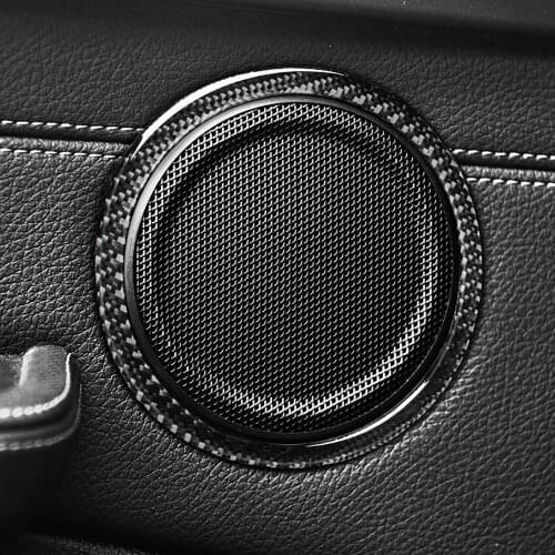 It Is Suitable For BMW G01 The Carbon Fiber Horn Ring 2 Piece Set - Solid Color