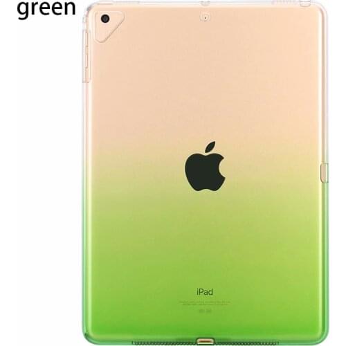 TPU anti-break Case for iPad 9.7 2017 tablet , sweety Gradient color soft cover skin iPad9.7 2018 AIR 2 A1893 A1954 fundas