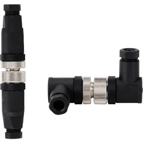 PG7 Sensor Connector IP67 4/5/8 Pin Male/Female Straight/Right Angle M12 Plug