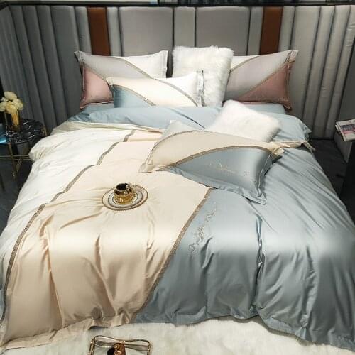 Luxury Double Bedding Sets Queen Size Modern Sloth Bed Sheets and Pillowcases Bedding Sets Nordic Sabanas Household Goods DG50BS