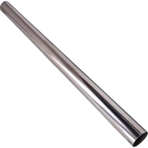 Universal 3" OD 76mm T304 Steel Straight Tube Pipe Exhaust 4FT / 48" Thickness: 1.5mm