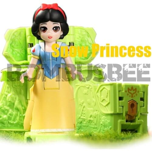 【IN STOCK】Action Figures Toy Transformation 52Toys FanstasyBox FB Snow Princess Plastic Cube Movie Character Children Gift