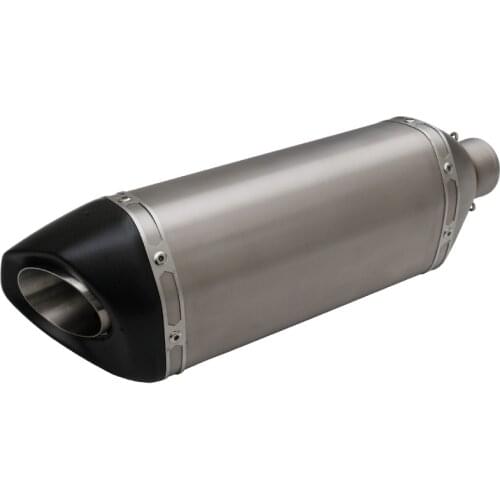 Inlet 51mm 61mm 63mm 65mm Customized Exhaust Pipe Muffler Titanium Motorcycle Escape Moto Universal for S1000RR KTM 790 ER6N etc