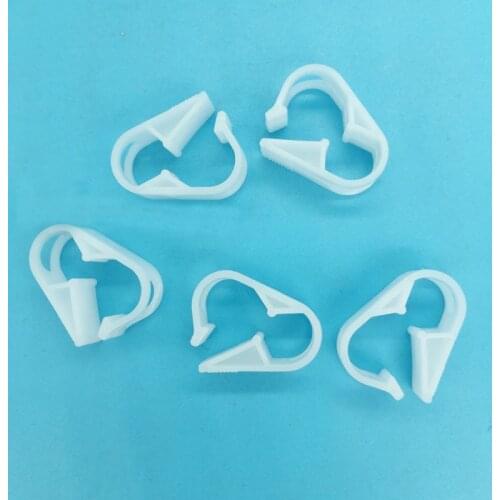 20PCS UV solvent printer ink hose clip plastic tube clamp clip for Mutoh Mimaki zhongye Aifa printer plastic ink hose connector