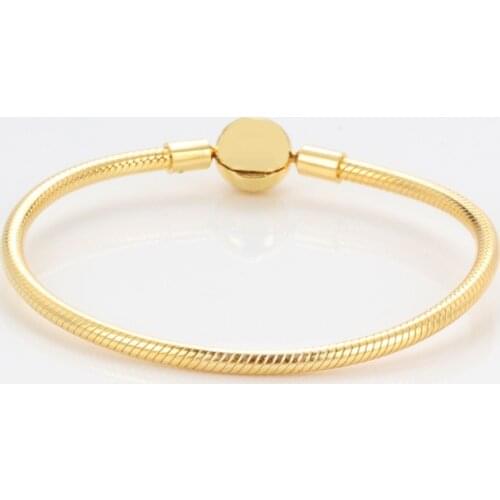 Bewill TOP SALE Authentic 100% 925 Sterling Silver Snake Chain Bangle & Bracelet