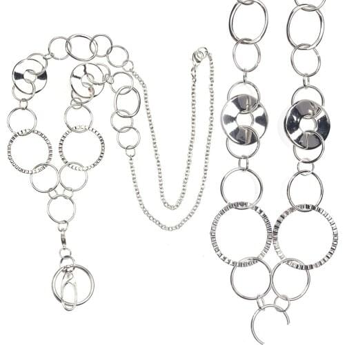 Badge Lanyard Chain Necklace for ID Card Holder Badge Clip Necklace for Women Neck Chain Key Holder Nurse Accessories