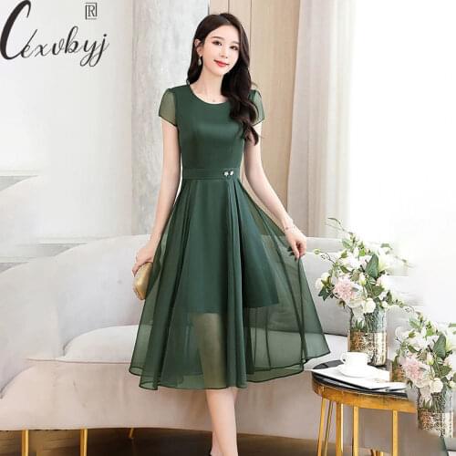 Cexvbyj Fashion A-Line Dresses