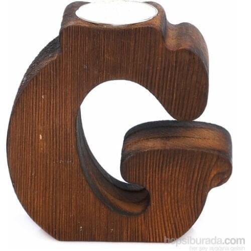 Dessen Wood Decorative ORK Letter candle holder candle and candlestick свеча и подсвечник vela y candelero