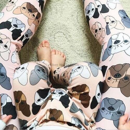 DHL 200pcs Mommy and Daughter Matching Outfits Pants Family Look Mother Daughter Animal Printed Trousers Mommy And Me Clothes