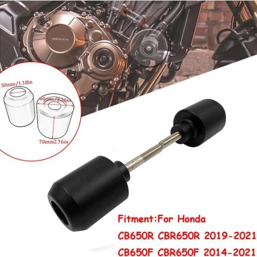 For Honda CB650F CBR650F CB650R CBR650R 2014-2021 Motorcycle Engine Frame Slider Fairing Guard Protector Crash Pad Accessories