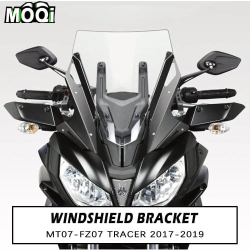 For YAMAHA MT-07 MT07 TRACER Tracer FZ07 FZ 07 2017-2019 Motorcycle Windshield Bracket Deflector Adjustment Bracket Filler Plate