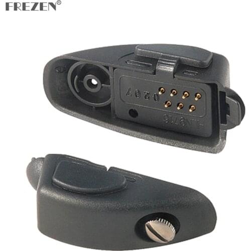 Earpiece Headset Mic Audio Adapter Converter for Motorola Walkie Talkie Radio GP340 GP338 GP1280 HT750 PRO5150 Accessories