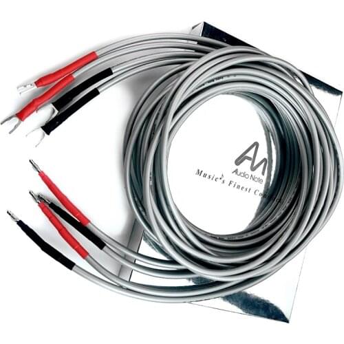 HiFi Speaker Cable Audio Note AN-SPXII Y Spade To Banana Plug Speaker Wire with Box