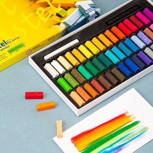 Korea MUNGYO MPS 24/36/64 Soft Toner Short Color Chalk Graffiti Color Powder Stick Powder Pen Pastel Pen School Art Supplies