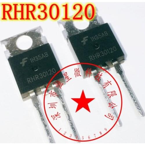 Xinyuan 5PCS/LOT RHRP30120 RHR30120 and 30A 1200V Hyperfast Diode TO-220-2