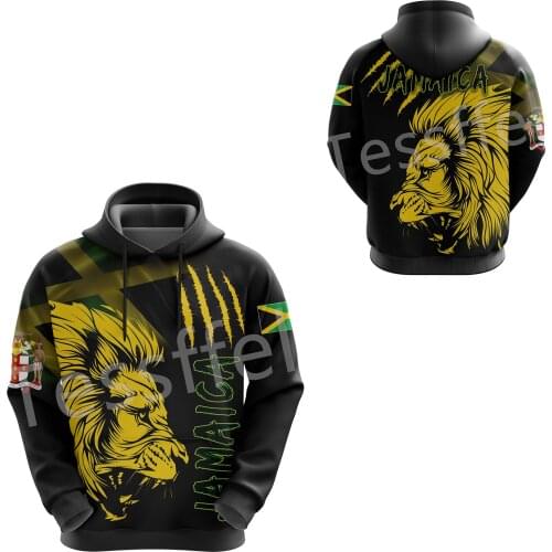 Tessffel County Flag Africa Jamaica King Emblem Lion NewFashion Tracksuit 3DPrint Men/Women Streetwear Harajuku Funny Hoodies 18