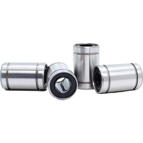 LM06UU Linear Motion Bearings 6*12*17 mm ( 4 Pcs ) Standard LM6 LM 6mm LM6UU Linear Bearing LM06 UU