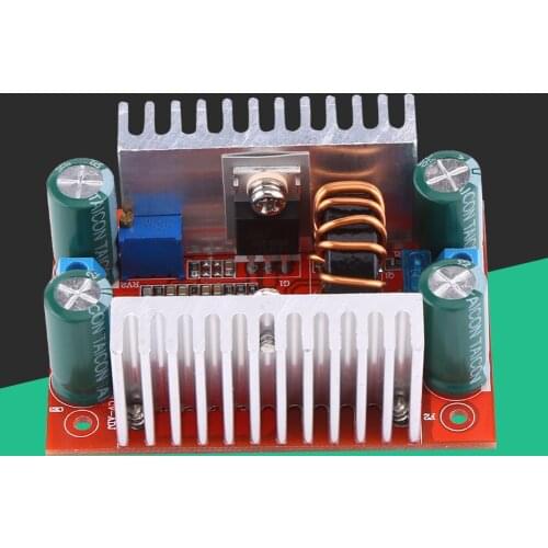400W 15A DC-DC Boost Converter Step Up Power Transformer Supply Voltage Regulator Constant Power Heat Sink 8.5V-50V To 10-60V