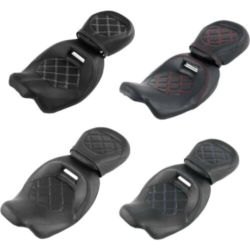 Motorcycle Driver Passenger Seat For Harley Touring CVO Road Electra Street Glide Road King 2009-2020