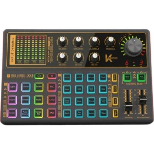 SK300 Bluetooth Sound Card Live Broadcast External Sound Card K Song Accompaniment Sound Card