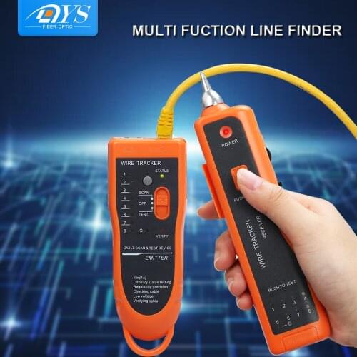 LAN Network Cable Tester Cat5 Cat6 RJ45 UTP STP Detector Line Finder Telephone Wire Tracker Tracer Diagnose Tone Tool Kit