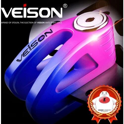 VEISON Motorcycle Lock Bike Bicycle Lock Quad Lock Scooter Anti-Prying Disk Lock Moto Padlock Motorbike Motorcycle Accessories