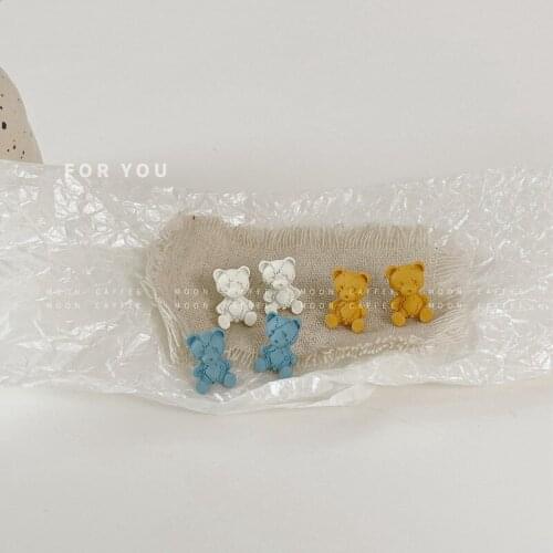 S925 Cute Little Panda Paint Earrings Forest Simple Girly Classic Fun Earrings Fashion Animal Earrings Women