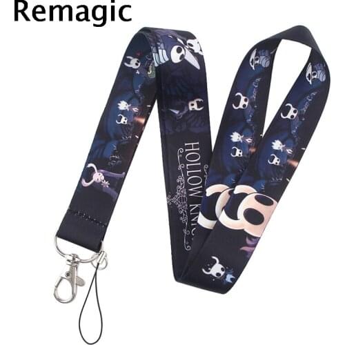 20pcs Danganronpa Hollow Knight Lanyard for Keys Phone Cool Neck Strap Lanyard for Camera Whistle ID Badge Cute webbings ribbons