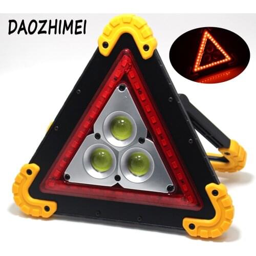 2019 new USB18650 Car Work Light 30W COB+ Red portable Multifunctional maintenance lamp Outdoor Camping LED Portable Lanterns