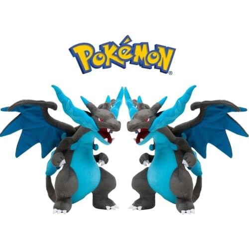 25cm Pokemon Plush Doll Toys Kawaii Anime Cartoon Movie Pokémon Charizard Short Stuffed Dolls Toy Cool Kids Boys Birthday Gift