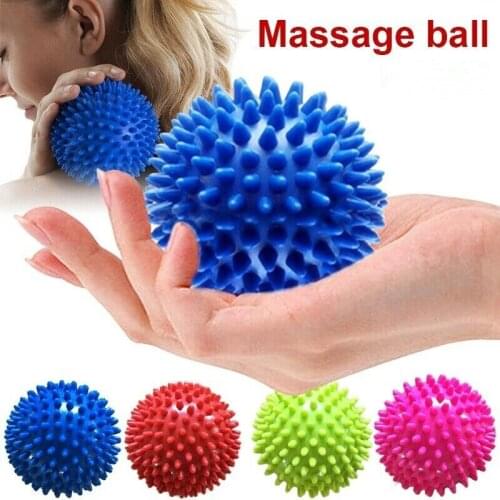 7.5cm/9.5cm Yoga Studio Spikey Massage Gym Balls Spiky Stress Reflexology Latest Fitness Ball Massage Ball