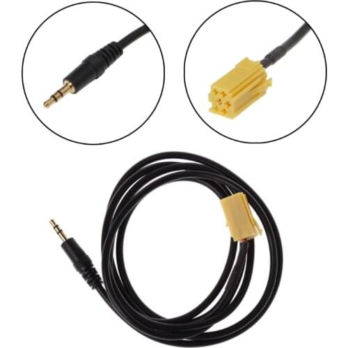 AUX IN Mp3 Wire Cable For FIAT 500 Grande Punto Panda Croma ALFA 159 Smart