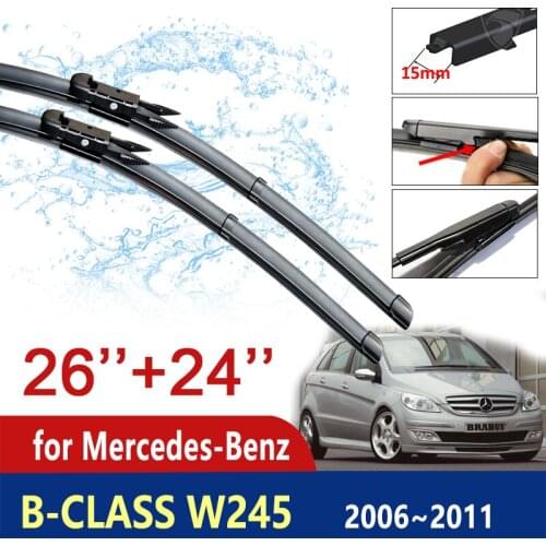 Car Wiper Blades for Mercedes Benz B Class B-Class W245 2006~2011 Front Windscreen Wipers Car Goods 2007 2008 2009 2010