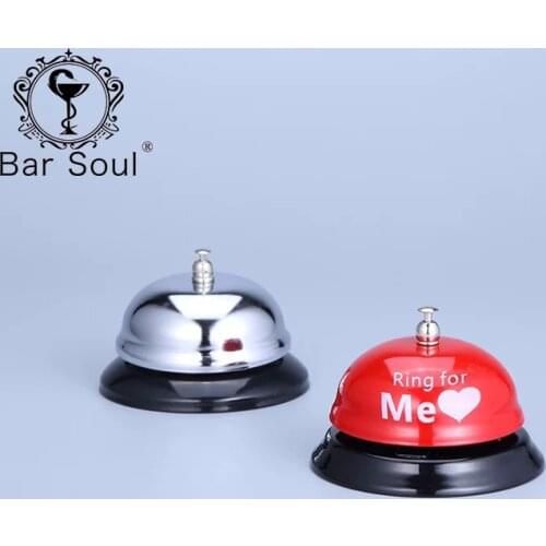 Bar Soul Bar Ringer Bell Service Kit Reminder Food Grade 304 Stainless Steel Call Bell Kitchenware Bar Tools